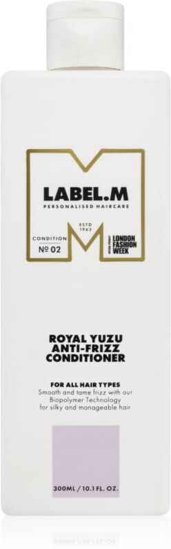 label.m Royal Yuzu après-shampoing pour cheveux indisciplinés et frisottis 300 ml