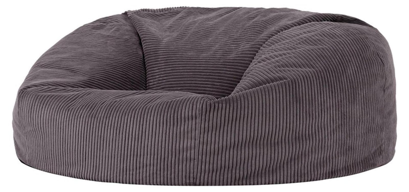 Icon Beanbags Icon Soul Cord XXL zitzak sofa met vulling, grijs