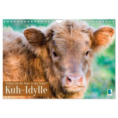 Kuh-Idylle: Suchen Sie die Ruhe in der Natur? (Wandkalender 2026 DIN A4 quer), CALVENDO Monatskalender