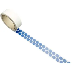 Gewebeklebepunkte, dunkelblau 15 mm | 1.000 STK, PE, Papier
