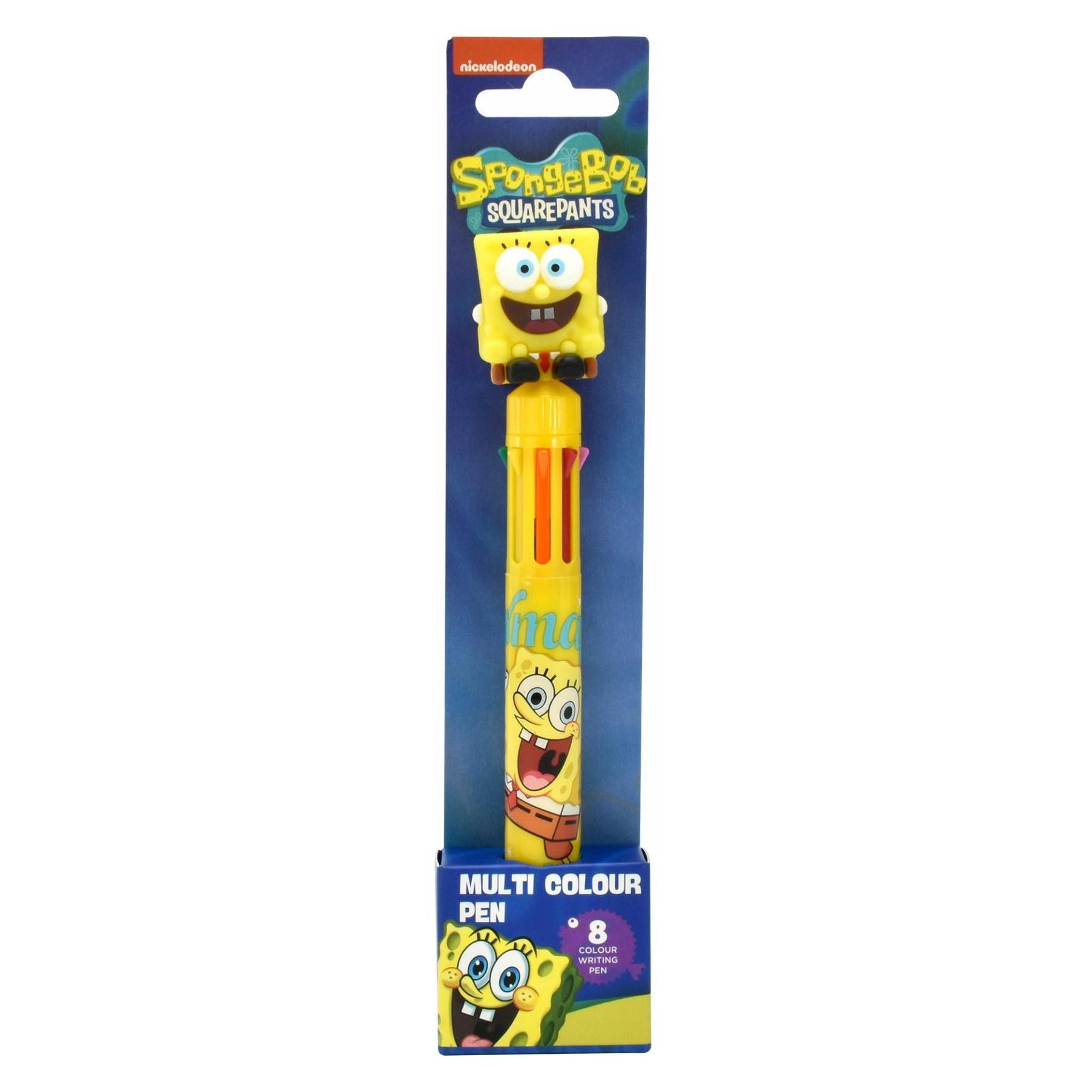 Blue Sky Bob l'éponge stylo multi-couleurs Bob l'éponge (carton de 8) (1x) (5056563713111)