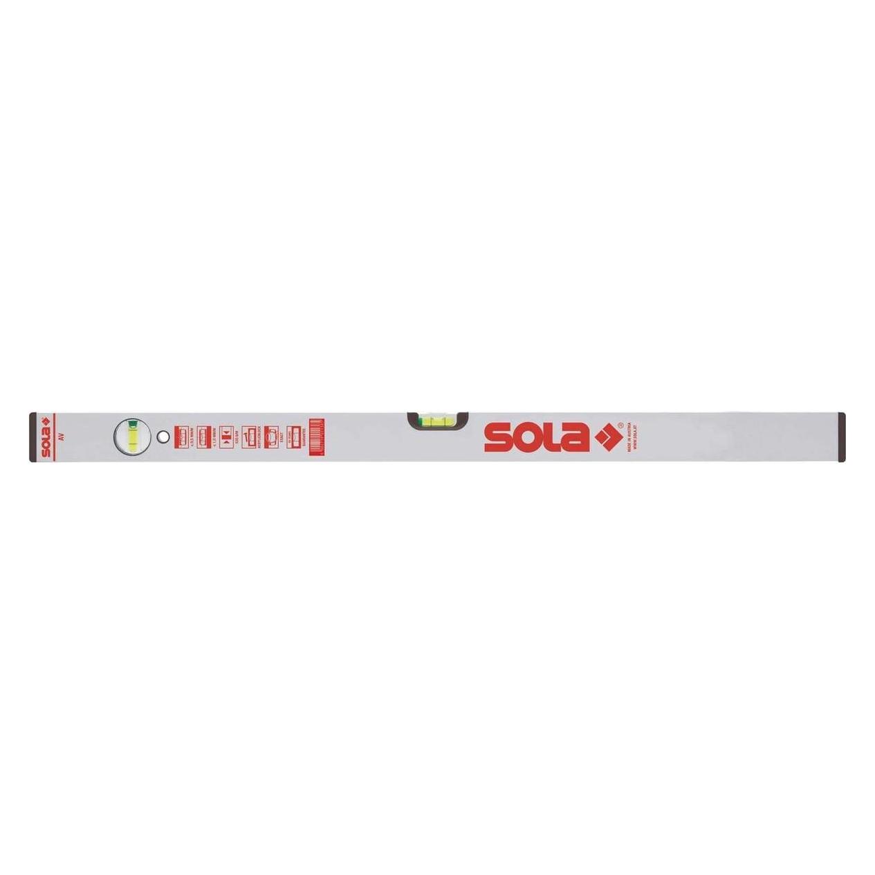 Sola Messwerkzeuge 1110501 Alu-Wasserwaage "AV 40" cm in grau (40 cm) (SOLA)