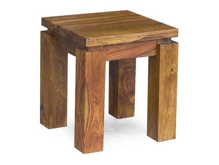 Table d'appoint 40x40 Palissandre laqué Life honey METRO LIFE #166