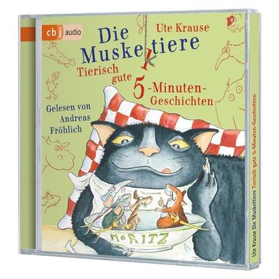 Die Muskeltiere – Tierisch gute 5-Minuten-Geschichten - Ute Krause, CD, 9783759900012
