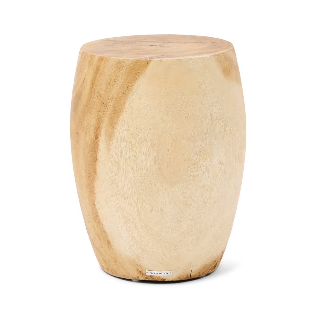 Rivièra Maison Ronde Bijzettafel Gaula Suarhout, Naturel, Diameter: 35 cm