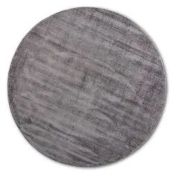 Teppich Milano Ø 140 cm Mischgewebe Grau