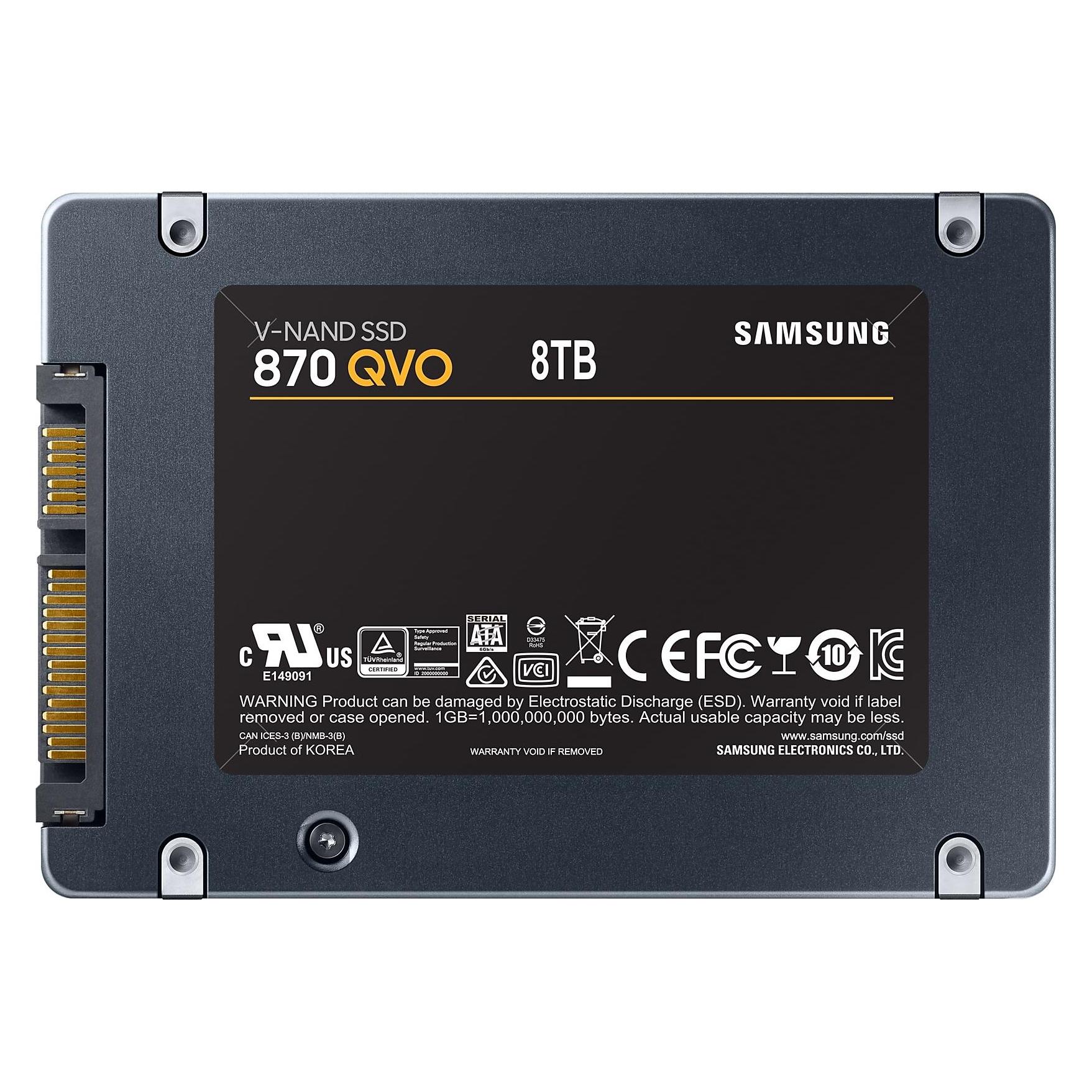 Samsung 870 QVO (8000 GB, 2.5") (MZ-77Q8T0BW)