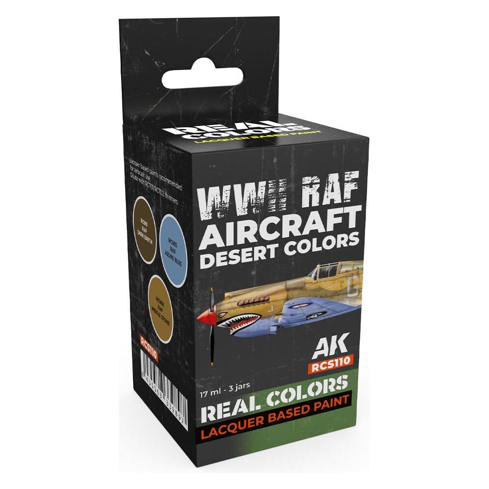 AK Interactive WWII RAF Aircraft Desert Colors SET (17 ml) (RCS110)