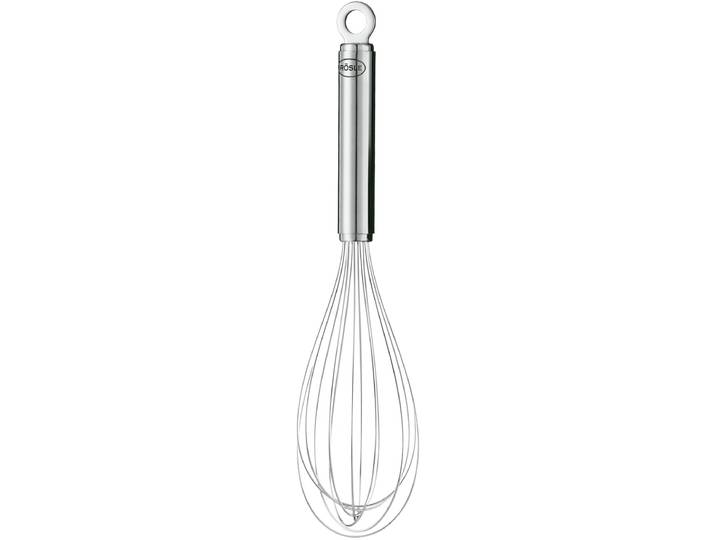 Schneebesen RÖSLE, silber (silberfarben), B:7,5cm H:7,5cm, Edelstahl 18/10, Schneebesen, Schneebesen, Rührbesen in Profi-Qualität, Edelstahl 18/10, spülmaschinengeeignet