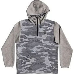 QUIKSILVER Herren Kapuzensweat SHREDDER HOODIE, Größe M in Grau Grau