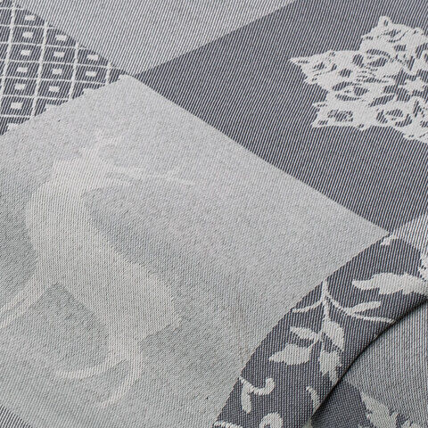 Jacquard "Weihnachts-Patch", grau-color