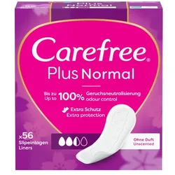 Carefree Plus Normal Light Scent 56 ST