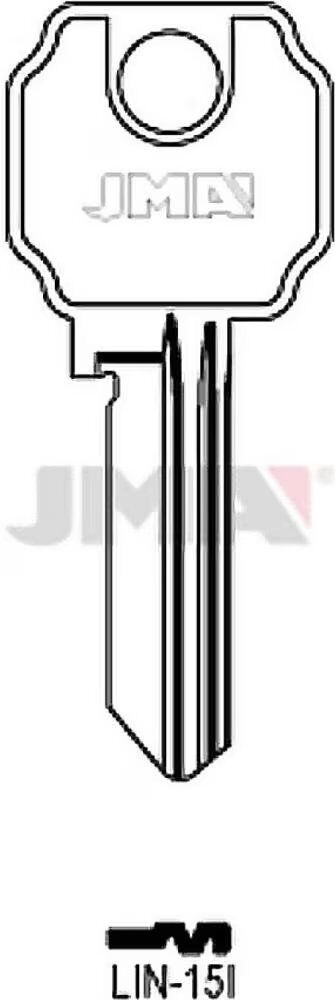 Llave Virgen Jma Lin-15i Para Duplicado Gris Talla Única Unisex