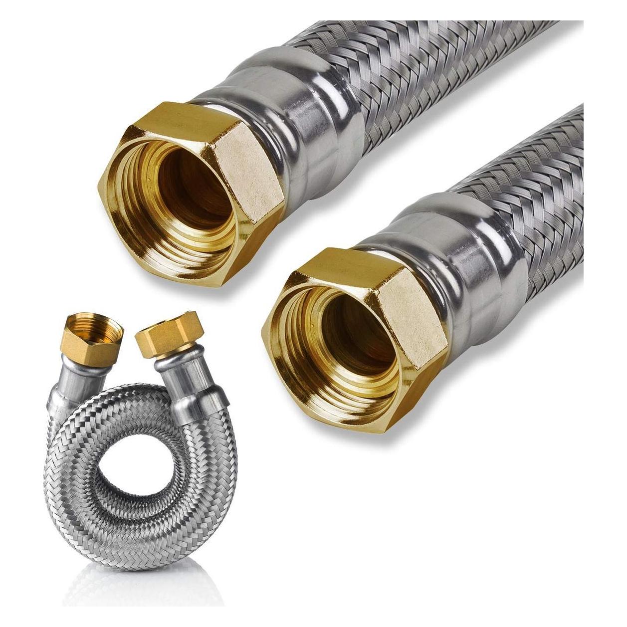Tucai connecting hose Steel water hose EXTRA TWIST WW-3/4 x 3/4 L = 60 cm (5/30) (204706)
