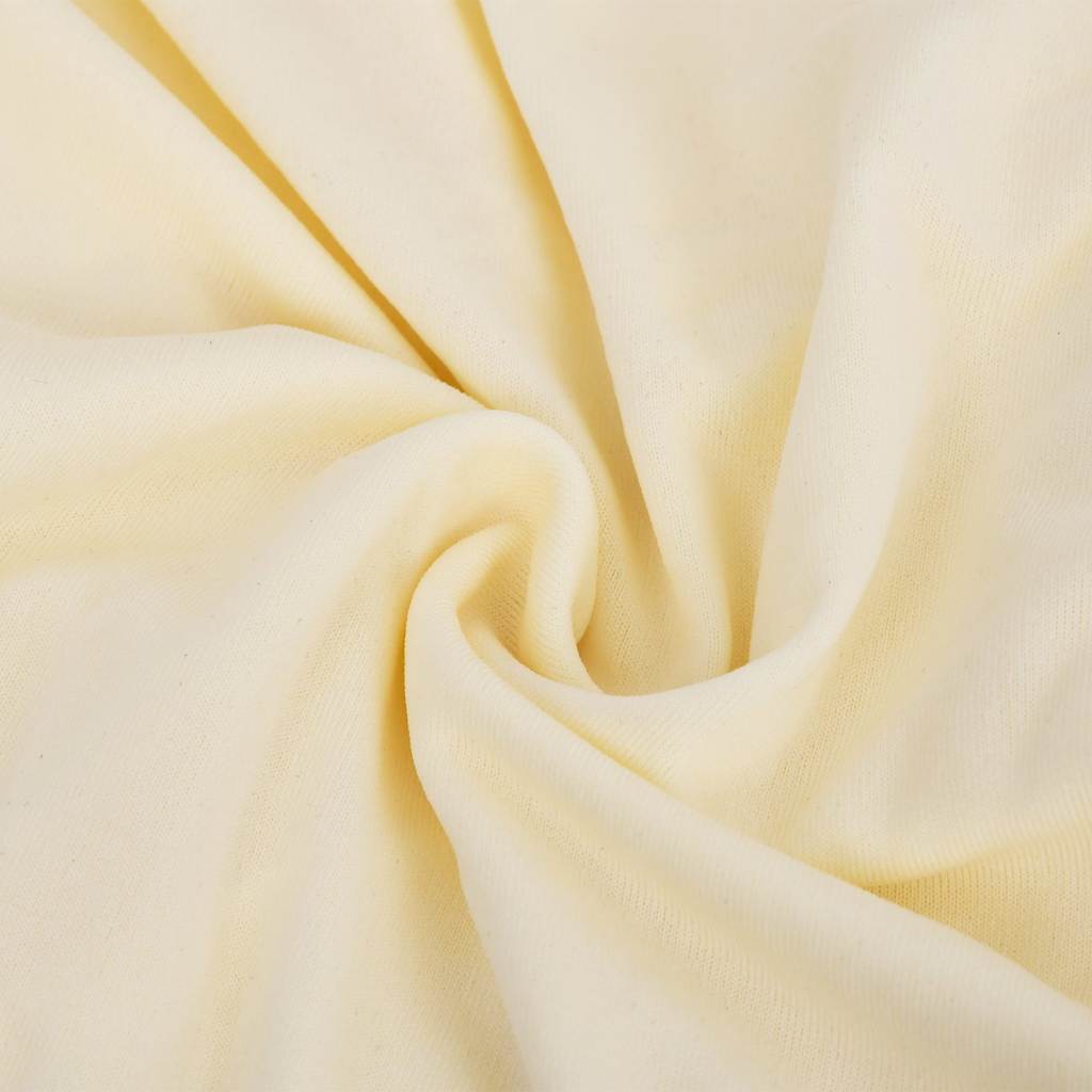 vidaXL Housse extensible de canapé 2 places Crème Jersey de polyester