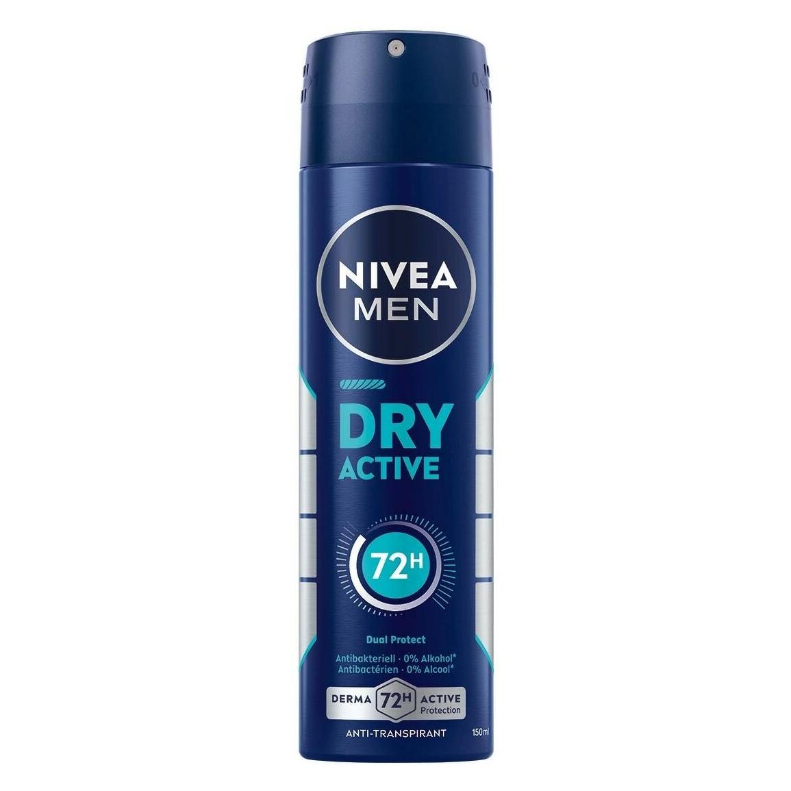 Nivea Men Dry Active Spray (Spray, 150 ml) (4005900829368)