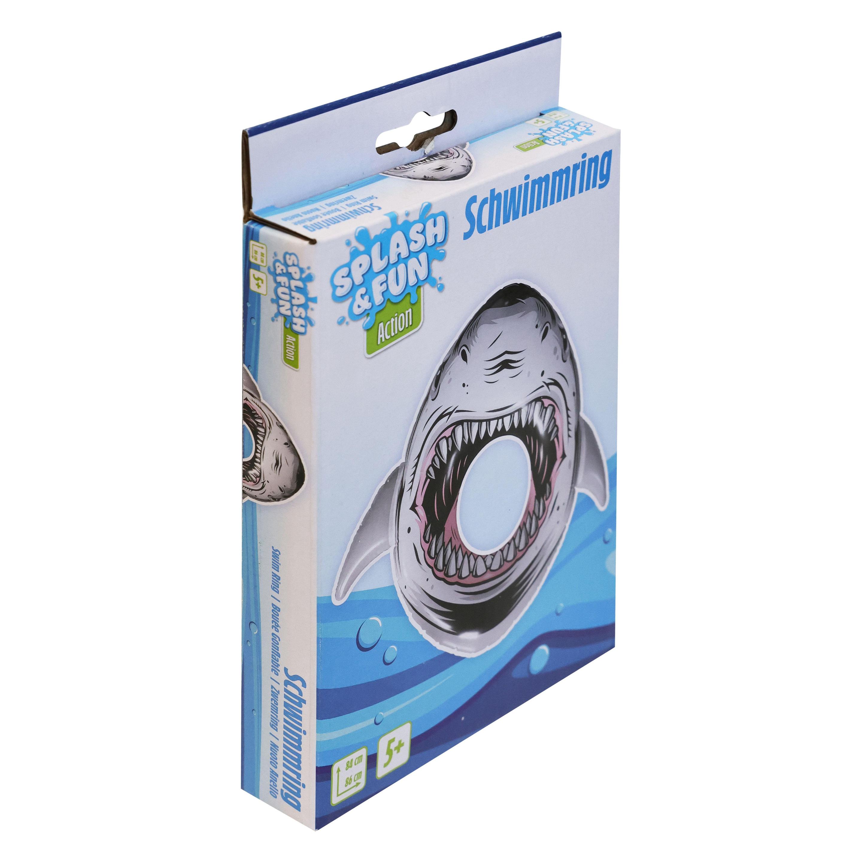 Splash & Fun Schwimmring Hai 84x86 cm (0077505831)