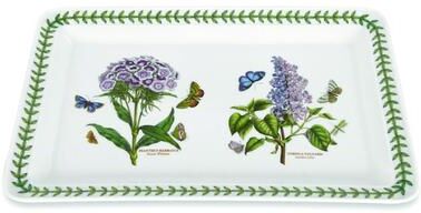 "Portmeirion Botanic Garden Rectangular Tray - (14.5""x7"")"