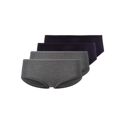 Panty SKINY "Panty Advantage Cotton Stretch Panty 4P 4er Pack", Damen, Gr. S, 4 Stk., bunt (schwarz, grau), Unterhosen Panty