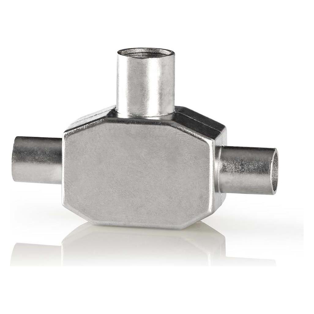 Nedis Koaxial-Adapter 2X IEC (C oaxial) Stecker - IEC (Coax (Stecker und Verbinder) (CSBW40950WT)