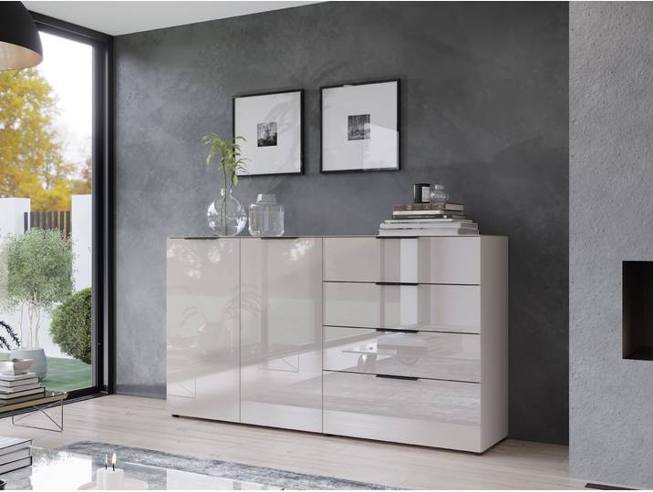 Buffet II 184 x 102 x 42cm Gris/Cachemire
