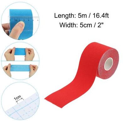 The Handy Homestead Premium Non Slip Athletic Grip Tape For Yoga & Gymnastics red