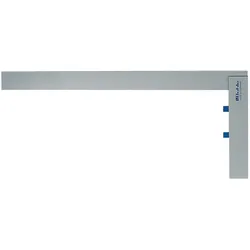 Bohle, Winkelmesser, Glaserwinkel aus widerstandsfähigen Kunststoff grau 800 x 370 mm