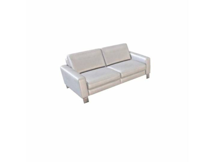 Couchliebe Hamburg 2,5- oder 3-Sitzer - Echtleder Torro white - Wall-Free-Funktion - inkl. Kopfstütze - 2,5-Sitzer Sofas Wall-Free-Funktion Modern, Zeitlos