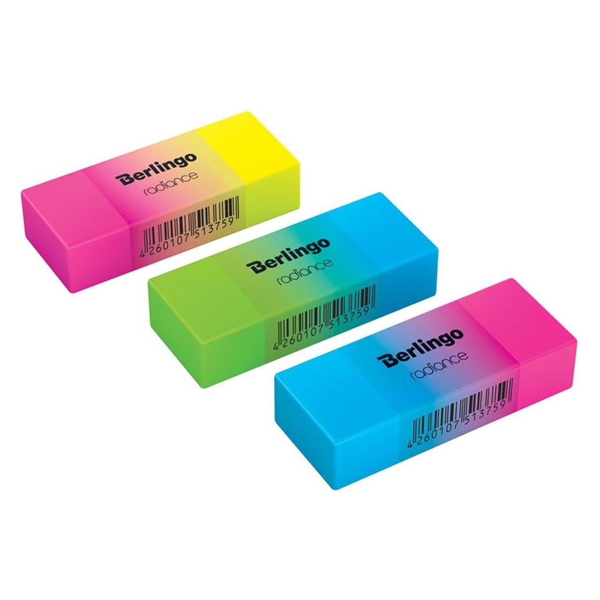 Berlingo thermoplastischer Radiergummi, Farbe, 30 Stück, Radiance (BLc_00590)