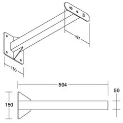 Brumberg Zubehör für MATRIX MINI - Masthalterung BRUM-81121640