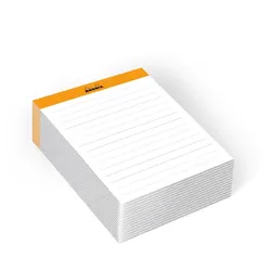 Rhodia Memoblock Rhodia N°11 (7,5 x 10,5 cm) liniert, 240 Blatt, einzeln eingeschweißt - Weiß 194044C