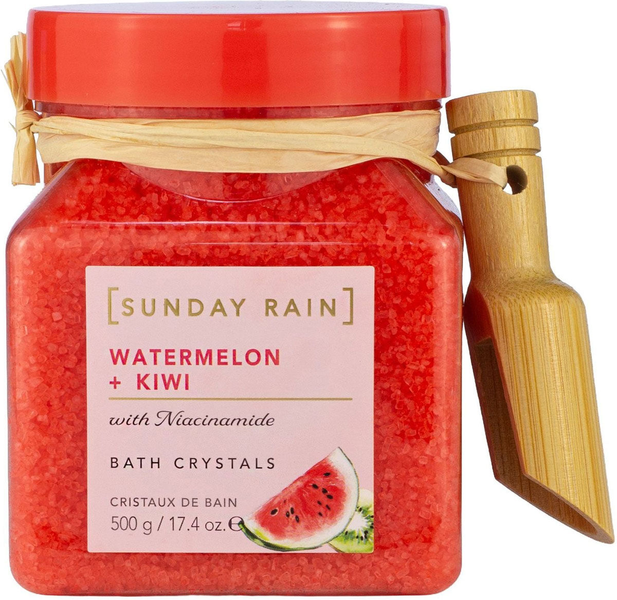 SUNDAY RAIN Watermelon & Kiwi Bath Crystals 500g