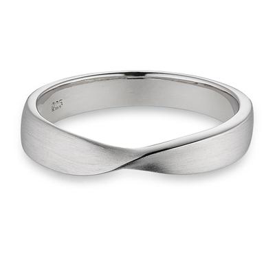 Silberring BRUNO BANANI "Schmuck Geschenk" Gr. 56, silberfarben, Fingerringe, Damen, 56, Silber 925 (Sterlingsilber), 3,8mm, Silberring