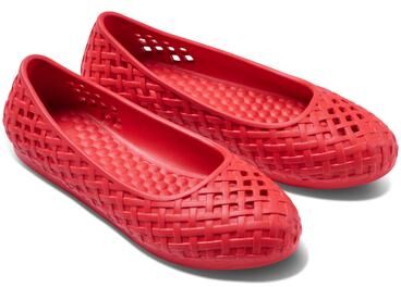 Women's Willow Flat by Joybees in Tomato (Size 7 M)