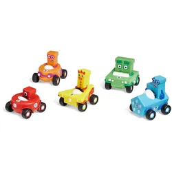 Numberblocks – Spielset mit Autos (1–5)