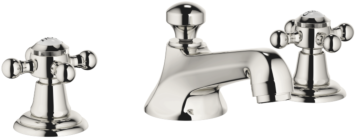 Dornbracht Madison Waschtisch-Dreiloch-Armatur 20700360-08 mit Ablaufgarnitur, platin