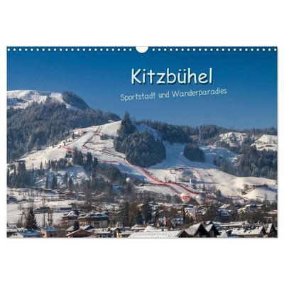 Kitzbühel, Sportstadt und Wanderparadies (Wandkalender 2027 DIN A3 quer), CALVENDO Monatskalender