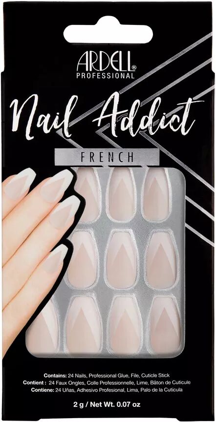 Ardell - Nail Addict Modern French, Künstliche Fingernägel, Set, Weiss
