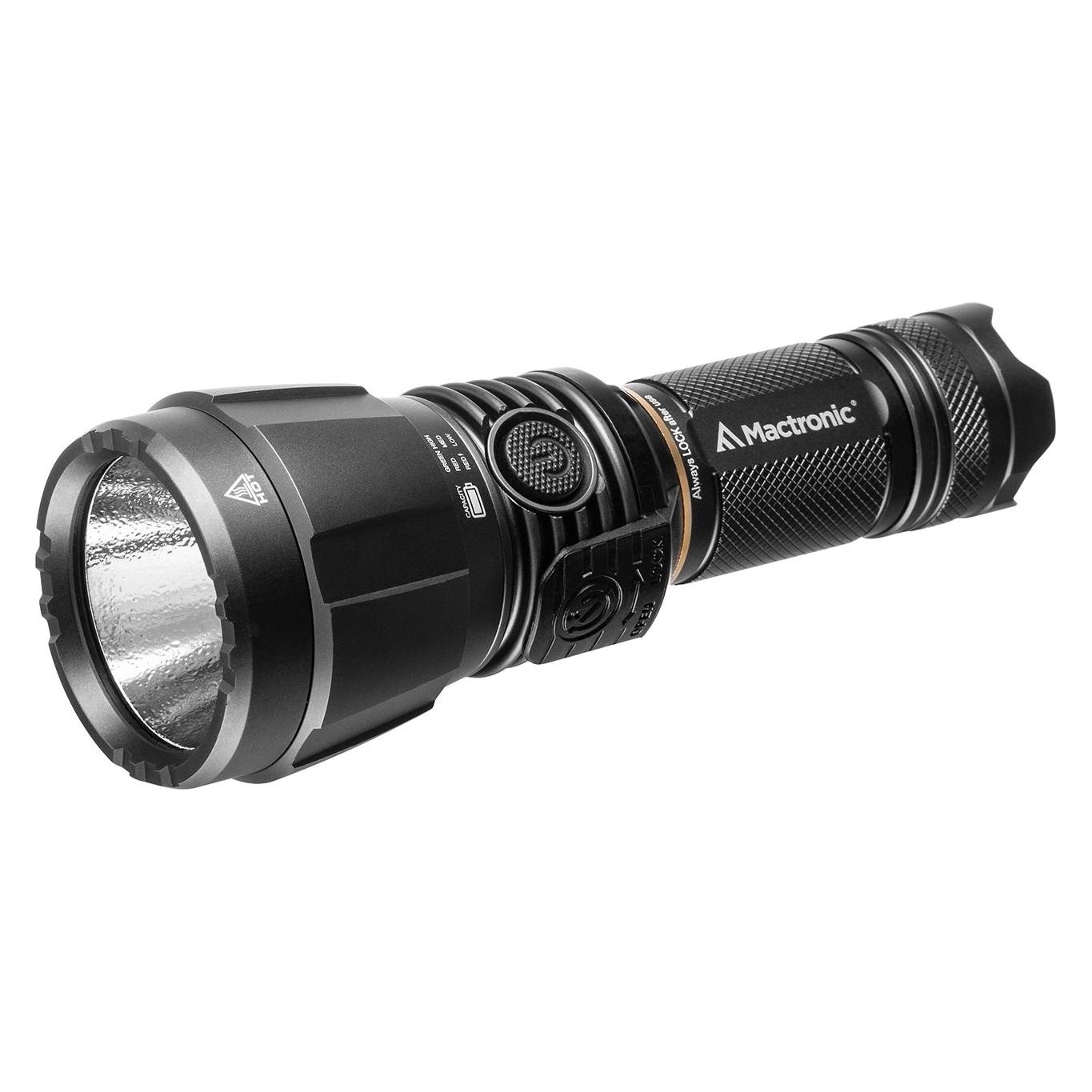 Mactronic zaklamp Blitz K3 High Power - 3000 lumen - Zwart (17.20 cm, 3000 lm) (35622292)