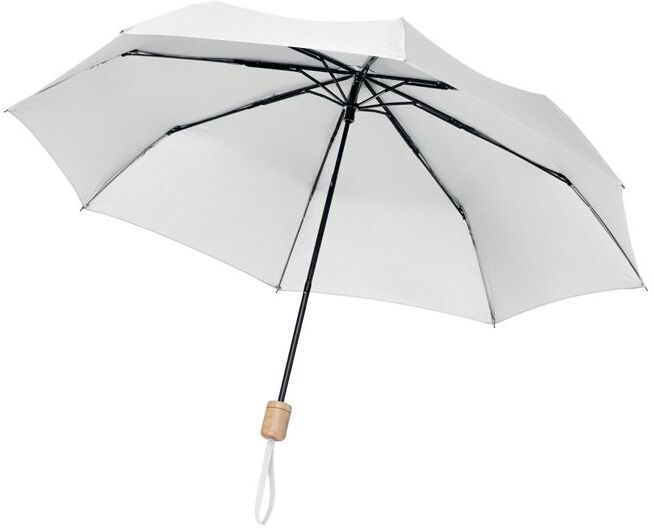 Parapluie pliable personnalisé TRALEE blanc