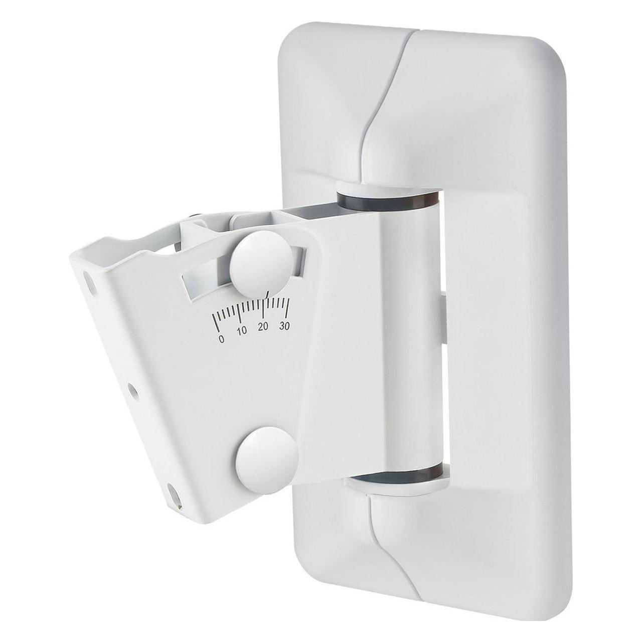 K&M 24472 Boxenwandhalter im Set reinweiss (Set, Wandmontage, Neigbar, Schwenkbar) (24472-000-57)