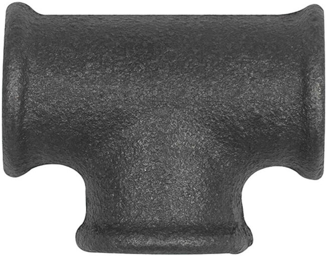 Riegler Té 130, 3 x Rp 2 int., fonte malléable noire (TFT 130-20-S)