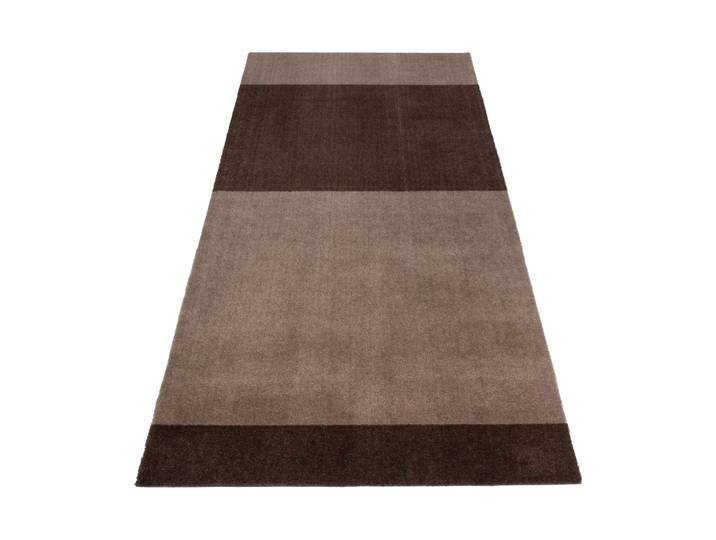 tica copenhagen Stripes by tica tapis de couloir horizontal Sand-brown, 90x200 cm