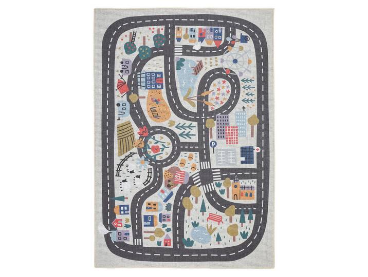 Ben'n'jen Spielteppich, Mehrfarbig, Weiss, Textil, Fahrzeuge, rechteckig, 120x170 cm, ISO 9001, Textiles Vertrauen - Oeko-Tex®, DIN EN ISO 14001, DIN EN ISO 50001, Global Recycled Standard (Grs), für Fussbodenheizung geeignet, In verschiedenen Grössen erhältlich, für Hausstauballergiker geeignet, waschbar, platzsparend, Teppiche & Böden, Teppich, Waschbarer Teppich