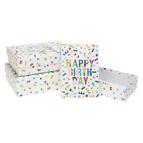 Teka Geschenkbox 3tlg. Geburtstag ROSETT (3x) (47995813)
