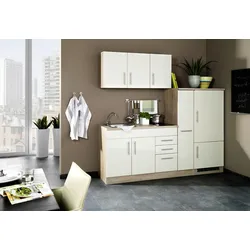 Küchenleerblock Oliver m. Geräten Creme