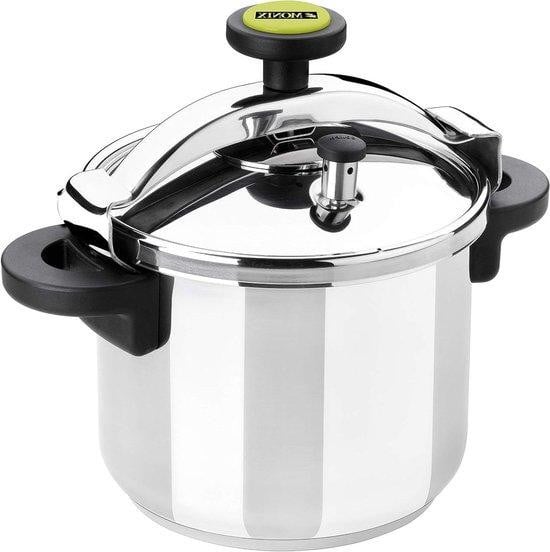 Monix Snelkookpan met traditioneel design, 10 liter, Zilver