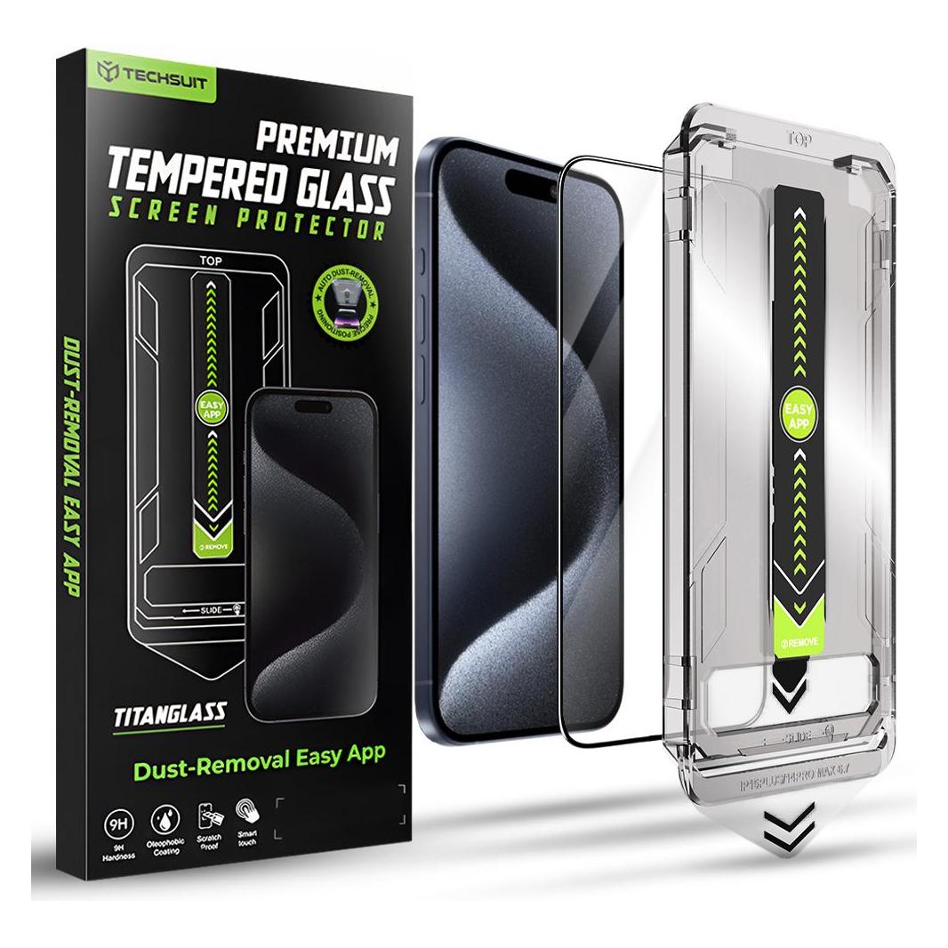 Techsuit TitanGlass FullCover (Apple iPhone 15 Pro) (58823634)