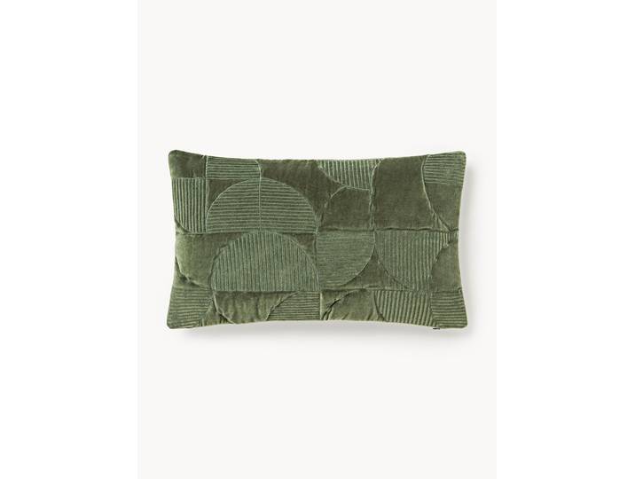 Housse de coussin avec motif géométrique brodé Verina