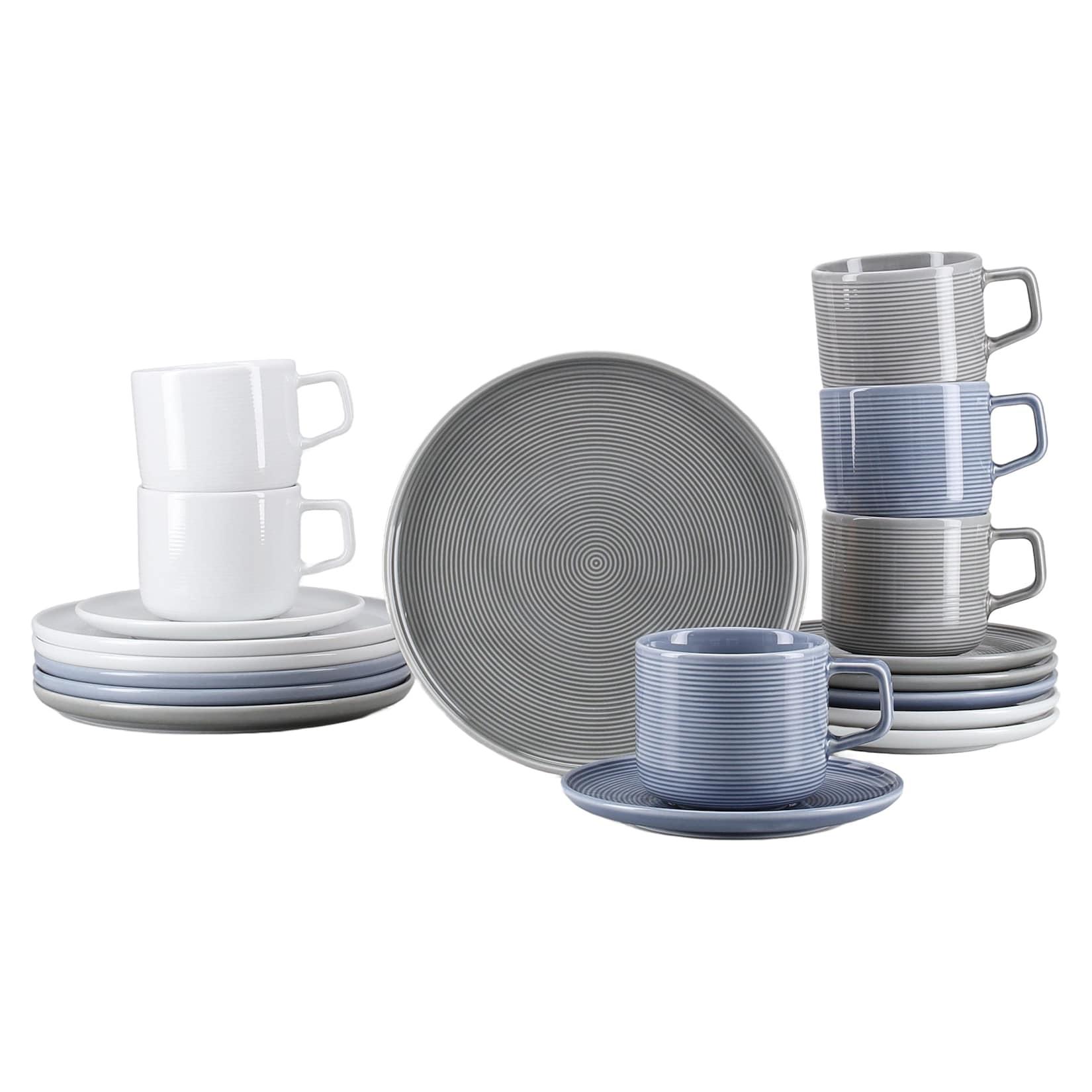 CreaTable - 25073, Session Urban - Kaffeeservice 18-tlg